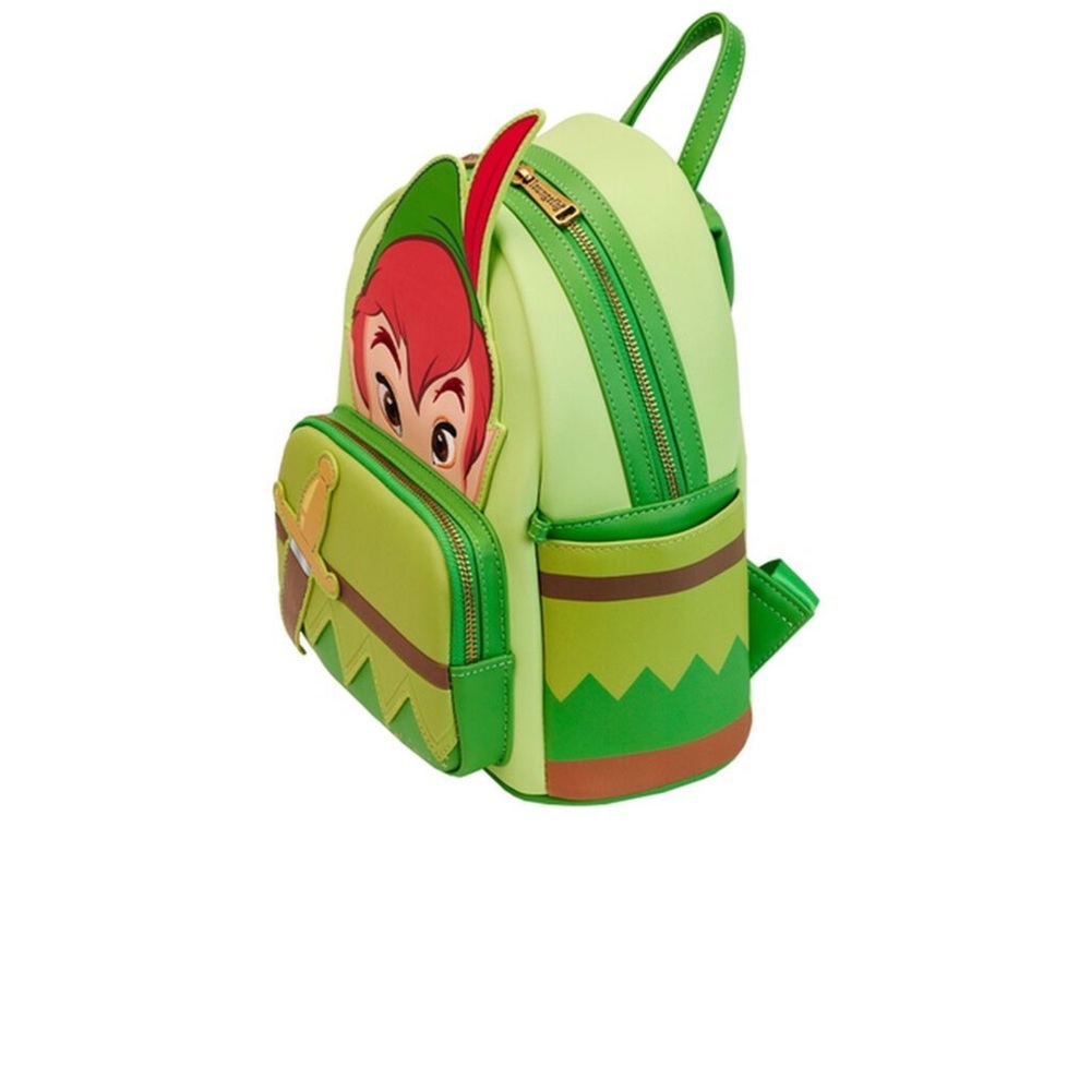 New With Tags Loungefly Disney’s Peter Pan Mini Backpack and Wallet - Picture 3 of 11
